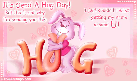 Orkut Scrap - Hug Day: 7
